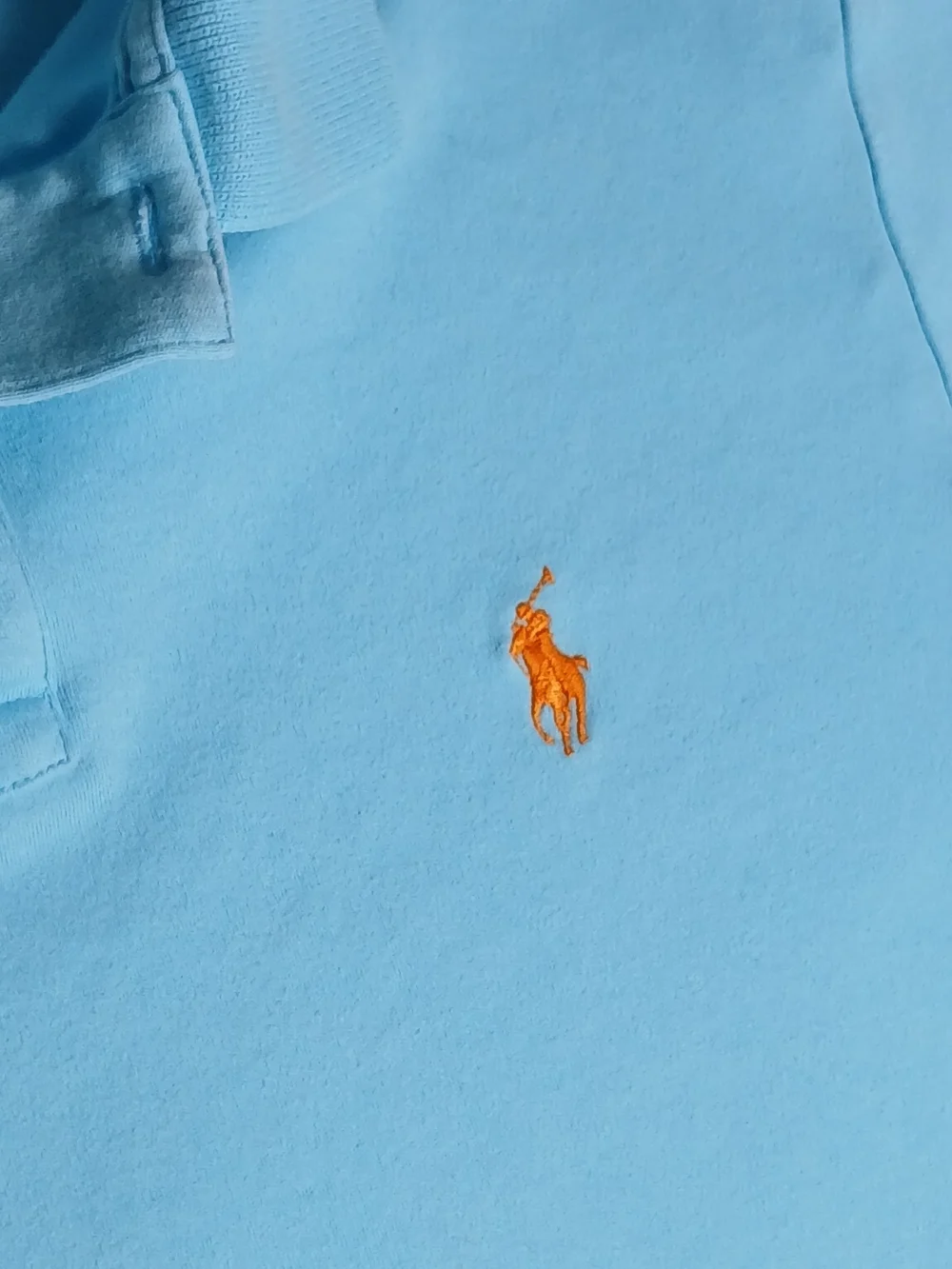 Polo Ralph Lauren Custom Slim Fit Polo Shirt M Men's Short Sleeve Blue